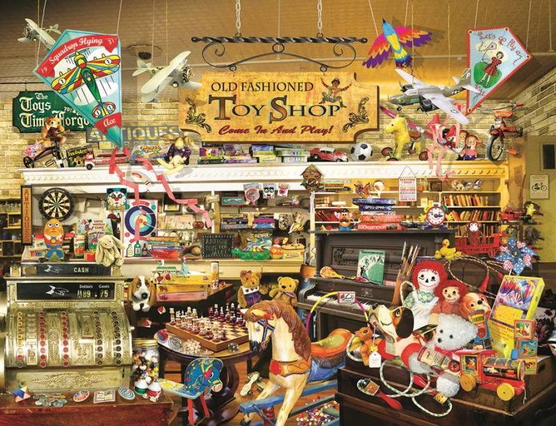 SunsOut XXL Teile - Lori Schory - An Old Fashioned Toy Shop 1000 Teile Puzzle Sunsout-34916 von SunsOut