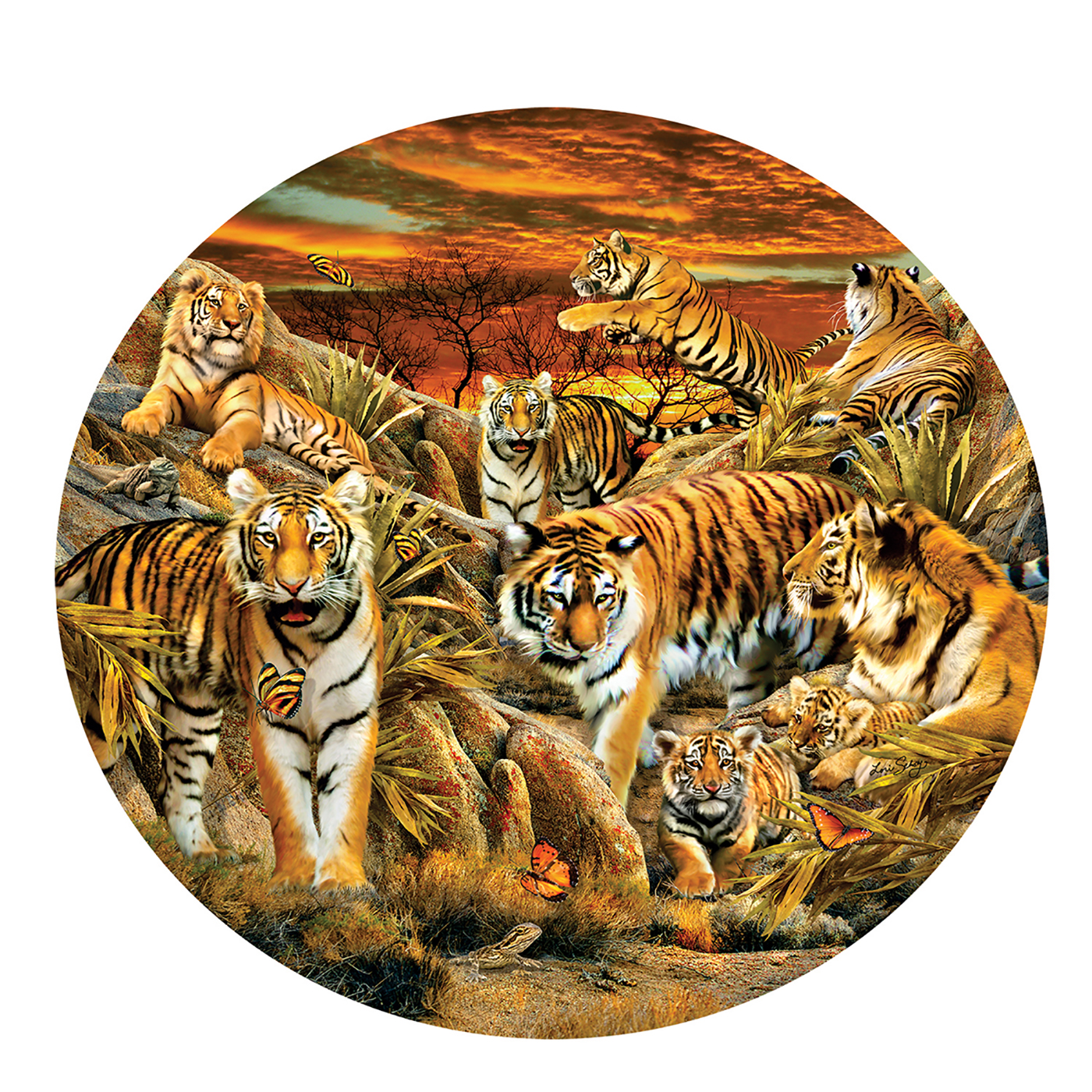 SunsOut XXL Teile - Lori Schory - Tigers Galore 500 Teile Puzzle Sunsout-35124 SunsOut XXL Teile - Lori Schory - Tigers Galore 500 Teile Puzzle Sunsout-35124 von SunsOut