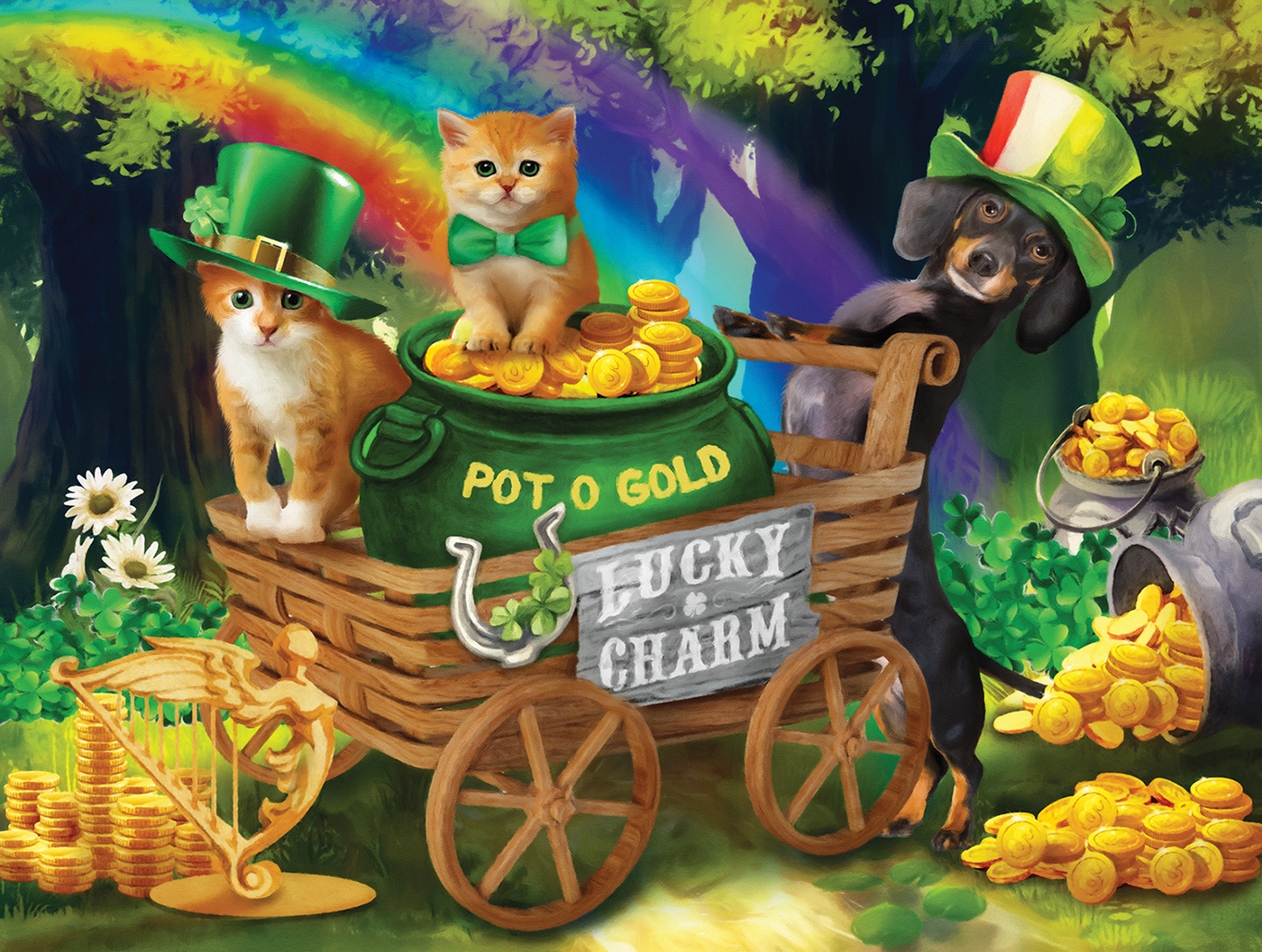 SunsOut XXL Teile - Lucky Charms 300 Teile Puzzle Sunsout-28933 SunsOut XXL Teile - Lucky Charms 300 Teile Puzzle Sunsout-28933 von SunsOut
