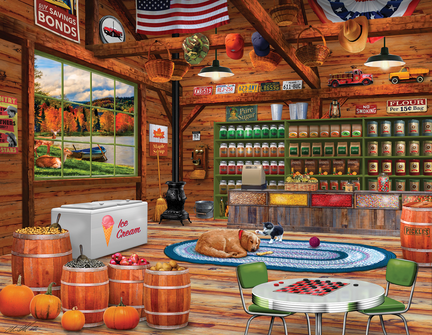 SunsOut XXL Teile - Mountain General Store 1000 Teile Puzzle Sunsout-46006 SunsOut XXL Teile - Mountain General Store 1000 Teile Puzzle Sunsout-46006 von SunsOut