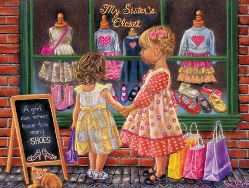 SunsOut XXL Teile - My Sister's Closet 300 Teile Puzzle Sunsout-35855 von SunsOut