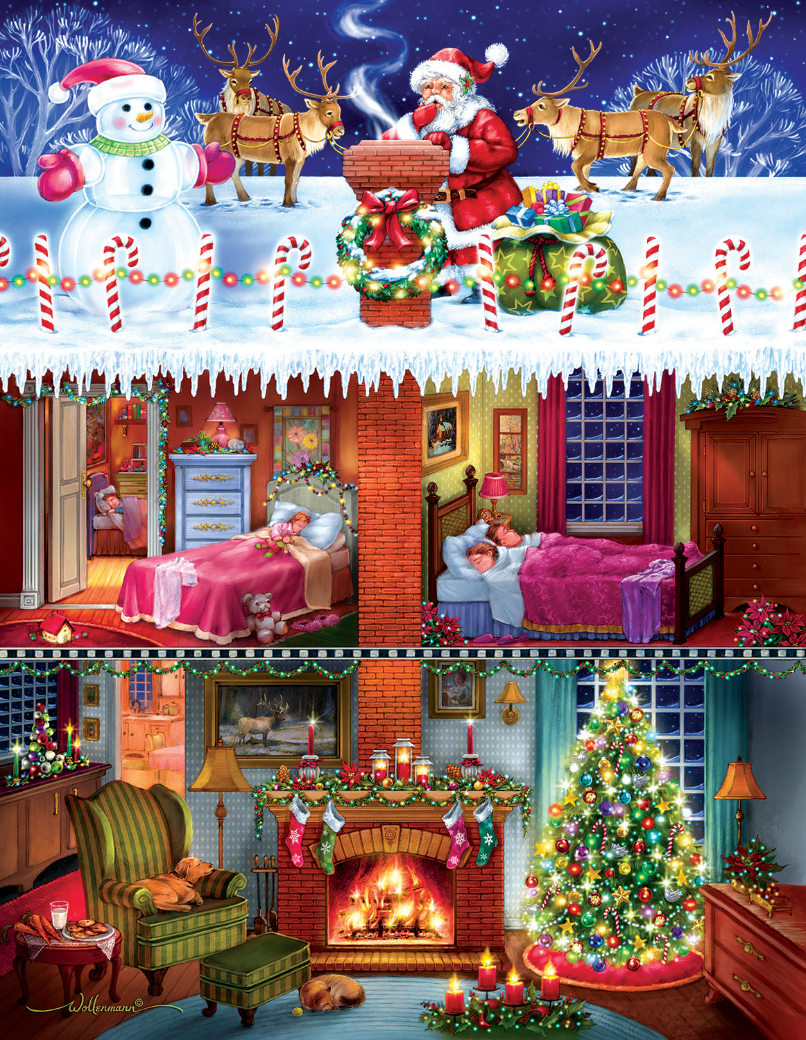 SunsOut XXL Teile - Randy Wollermann - Who's on the Roof? 500 Teile Puzzle Sunsout-18141 SunsOut XXL Teile - Randy Wollermann - Who's on the Roof? 500 Teile Puzzle Sunsout-18141 von SunsOut