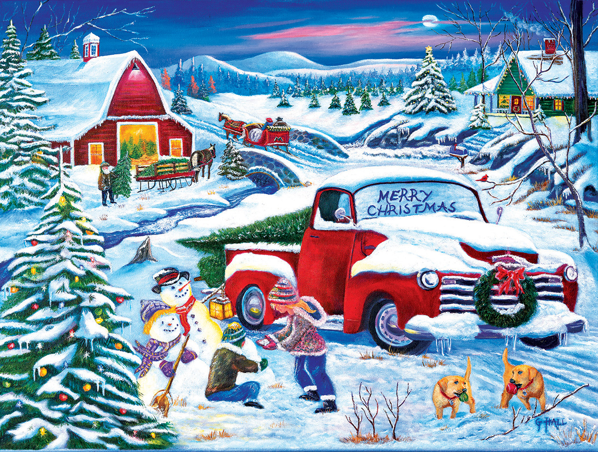 SunsOut XXL Teile - Snow Day at the Farm 500 Teile Puzzle Sunsout-76005 SunsOut XXL Teile - Snow Day at the Farm 500 Teile Puzzle Sunsout-76005 von SunsOut
