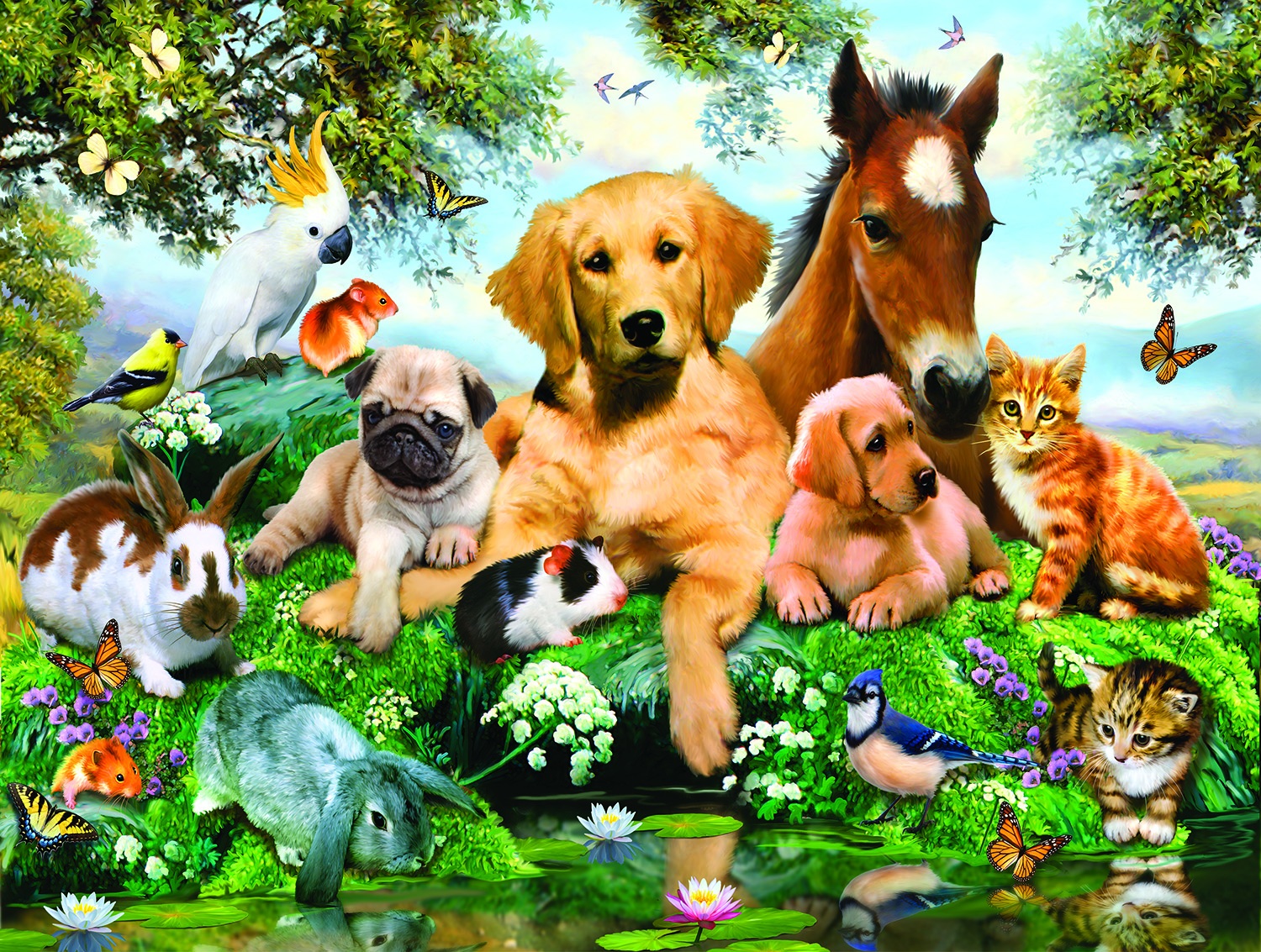 SunsOut XXL Teile - Summer Pals 500 Teile Puzzle Sunsout-54903 SunsOut XXL Teile - Summer Pals 500 Teile Puzzle Sunsout-54903 von SunsOut