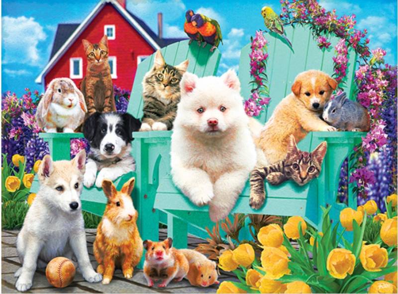 SunsOut XXL Teile - The Bench Team 500 Teile Puzzle Sunsout-42258 von SunsOut