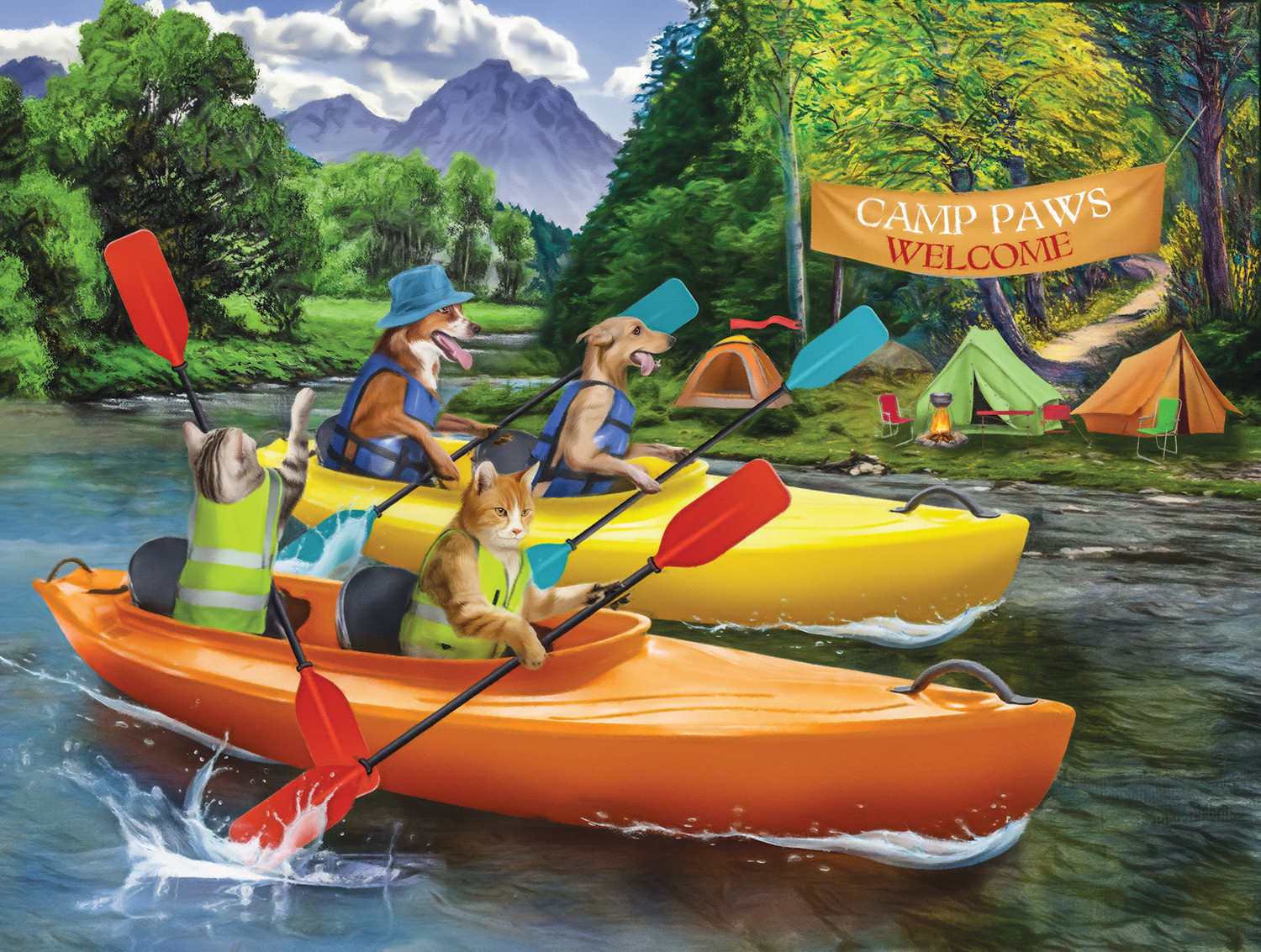 SunsOut XXL Teile - Willkommen bei Camp Paws 300 Teile Puzzle Sunsout-28970 SunsOut XXL Teile - Willkommen bei Camp Paws 300 Teile Puzzle Sunsout-28970 von SunsOut