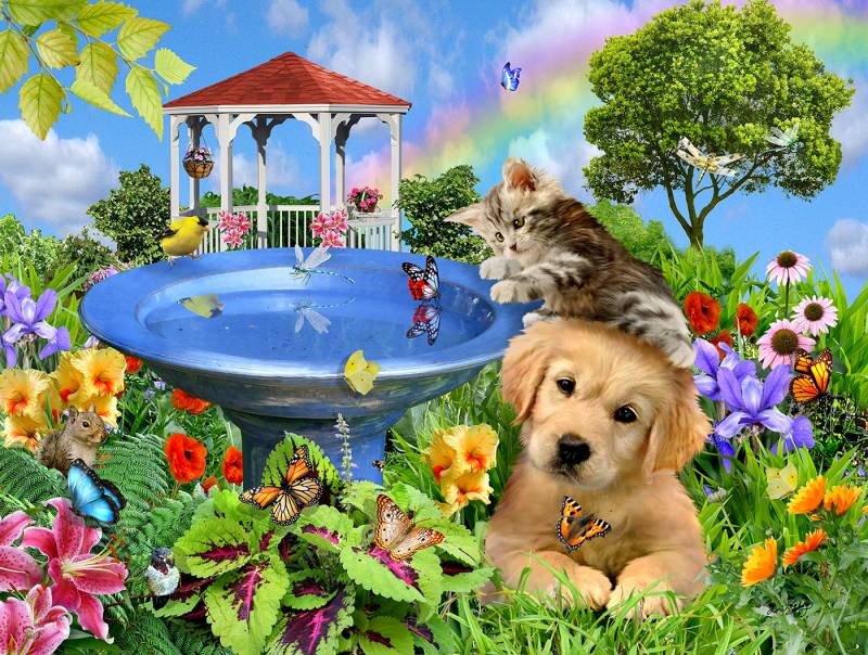 SunsOut XXL Teile - Zusammen Geht's Besser 300 Teile Puzzle Sunsout-34702 von SunsOut