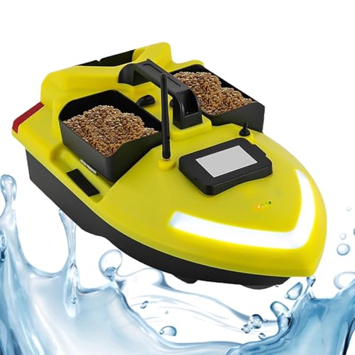 Sunseota GPS-Fischerboot, Doppelmotor, einfaches RC-Motorboot – Tragetasche und Ladegerät inklusive, 2,0 kg Tragkraft, 2,4-G-Fernbedienung,5200mAh Sunseota GPS-Fischerboot, Doppelmotor, einfaches RC-Motorboot – Tragetasche und Ladegerät inklusive, 2,0 kg Tragkraft, 2,4-G-Fernbedienung,5200mAh von Sunseota