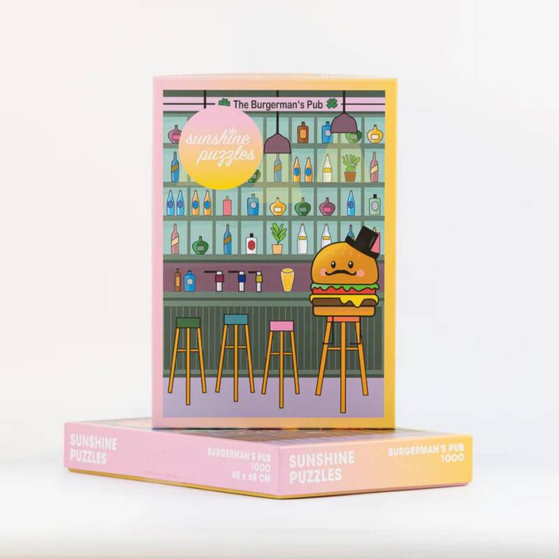 Sunshine Puzzle 1000 Teile – Burgermans Pub - von Sunshine Puzzles