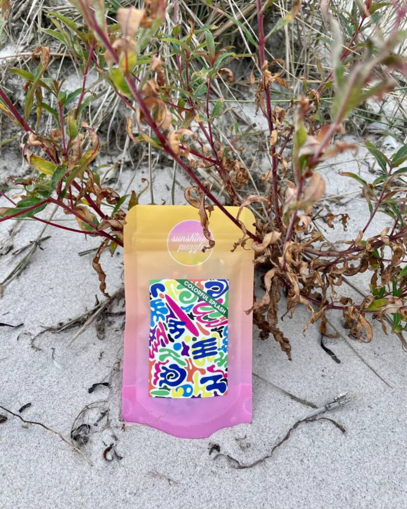 Sunshine Puzzle Mini Puzzle (99 Teile) – Colorful Splash - von Sunshine Puzzles
