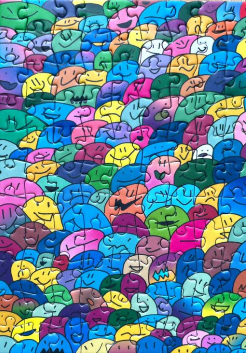 Sunshine Puzzle Mini Puzzle (99 Teile) – Meet the Family - von Sunshine Puzzles