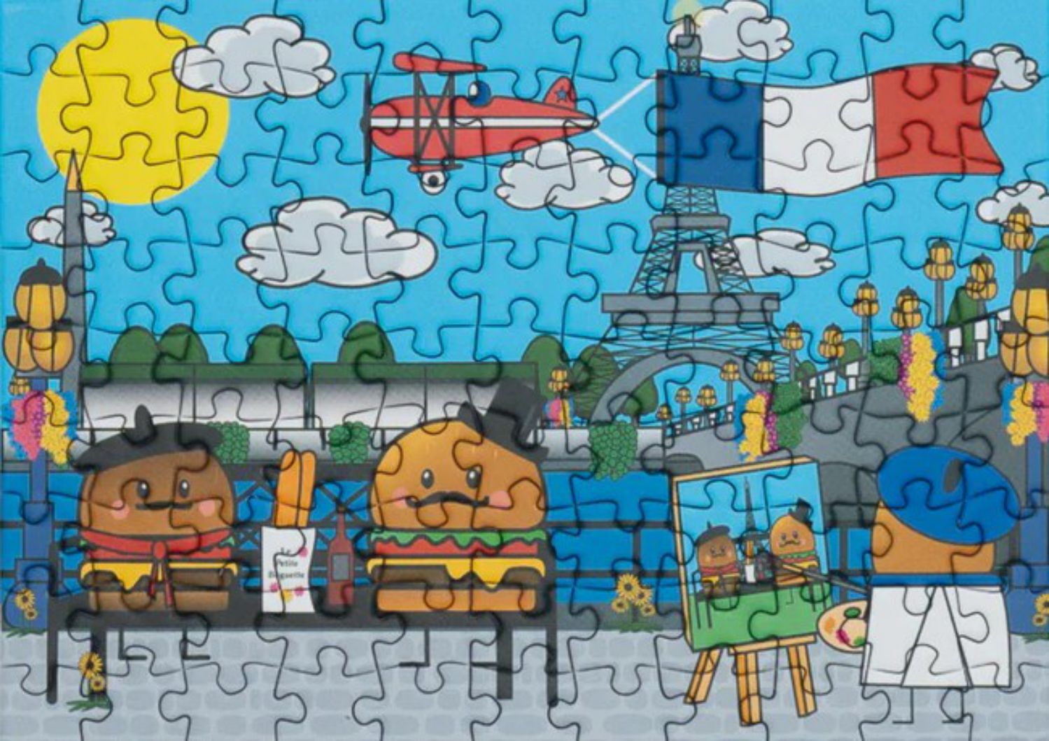 Sunshine Puzzle Mini Puzzle (99 Teile) – Paris - von Sunshine Puzzles