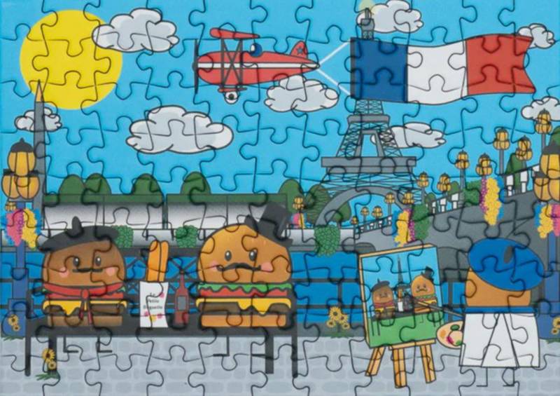 Sunshine Puzzle Mini Puzzle (99 Teile) – Paris - von Sunshine Puzzles
