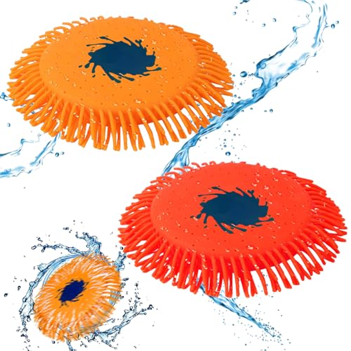 2 Stück Wasser Frisbee,Wasserfrisbee Splash,Wiederverwendbar Wasserbomben,Wurfscheibe Wasserspielzeug,Sensorisches Stressabbau Poolspielzeug für Kinder, Sommer Partytütenfüller für Jungen und Mädchen 2 Stück Wasser Frisbee,Wasserfrisbee Splash,Wiederverwendbar Wasserbomben,Wurfscheibe Wasserspielzeug,Sensorisches Stressabbau Poolspielzeug für Kinder, Sommer Partytütenfüller für Jungen und Mädchen von Sunshine smile