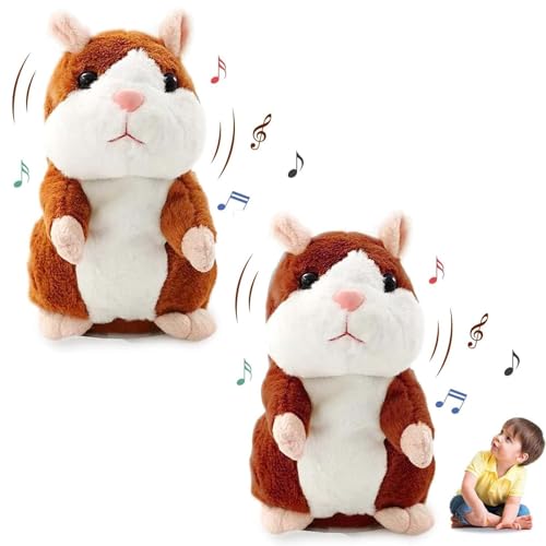 2Sprechende Hamster Wiederholt,Sprechender Hamster Spielzeug,Talking Plüschtier Elektronische,Lustige Kinder Stofftiere,Plüsch Hamster,Maus Kinder Stofftier,Record Spielzeug Interaktives für Baby Kids 2Sprechende Hamster Wiederholt,Sprechender Hamster Spielzeug,Talking Plüschtier Elektronische,Lustige Kinder Stofftiere,Plüsch Hamster,Maus Kinder Stofftier,Record Spielzeug Interaktives für Baby Kids von Sunshine smile