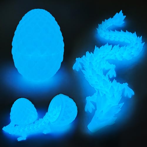 3D-Gedruckter Drache (29cm) mit Drachenei,3D Gedrucktes Drachenei Geheimnisvolle Drachen Spielzeug,Drachenei Leuchtend,Mini 3D Gedruckter Beweglicher Drachen Spielzeug, für Easter Weihnachtstag 3D-Gedruckter Drache (29cm) mit Drachenei,3D Gedrucktes Drachenei Geheimnisvolle Drachen Spielzeug,Drachenei Leuchtend,Mini 3D Gedruckter Beweglicher Drachen Spielzeug, für Easter Weihnachtstag von Sunshine smile