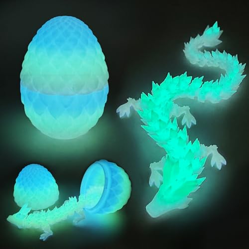3D-Gedruckter Drache (29cm) mit Drachenei,3D Gedrucktes Drachenei Geheimnisvolle Drachen Spielzeug,Drachenei Leuchtend,Mini 3D Gedruckter Beweglicher Drachen Spielzeug, für Easter Weihnachtstag 3D-Gedruckter Drache (29cm) mit Drachenei,3D Gedrucktes Drachenei Geheimnisvolle Drachen Spielzeug,Drachenei Leuchtend,Mini 3D Gedruckter Beweglicher Drachen Spielzeug, für Easter Weihnachtstag von Sunshine smile