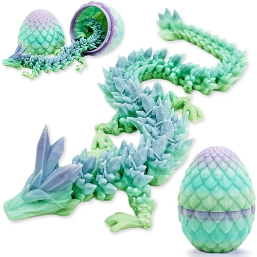 3D-Gedruckter Drache (29cm) mit Drachenei,3D Gedrucktes Drachenei Geheimnisvolle Drachen Spielzeug,Mini 3D Gedruckter Beweglicher Drachen Spielzeug, für Easter Weihnachtstag Schreibtisch Dekoration 3D-Gedruckter Drache (29cm) mit Drachenei,3D Gedrucktes Drachenei Geheimnisvolle Drachen Spielzeug,Mini 3D Gedruckter Beweglicher Drachen Spielzeug, für Easter Weihnachtstag Schreibtisch Dekoration von Sunshine smile
