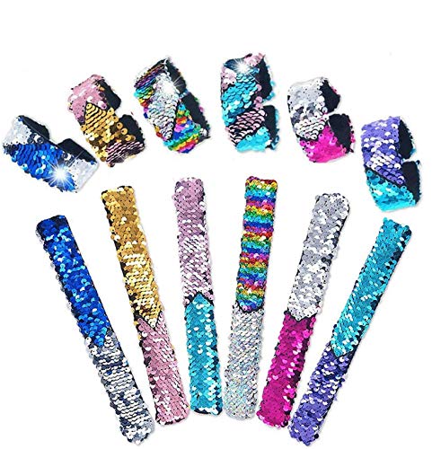 6 Stück Schnapparmband Kinder,Pailletten Slap Armbänder,Meerjungfrauen Armbänder,Meerjungfrau Geburtstag Deko,Mitgebsel Kindergeburtstag Mädchen 6 Stück Schnapparmband Kinder,Pailletten Slap Armbänder,Meerjungfrauen Armbänder,Meerjungfrau Geburtstag Deko,Mitgebsel Kindergeburtstag Mädchen von Sunshine smile