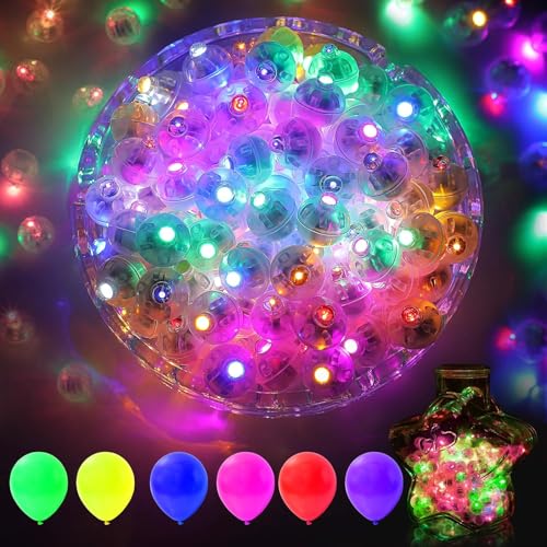 80 Stück LED Ballons Lichter,Bunte Blinkende Party Licht,Flash Buntes Licht,Mini LED Ballonlichter Bunte Runde für Geburtstag, Hochzeit,Halloween, Weihnachten Dekoration 80 Stück LED Ballons Lichter,Bunte Blinkende Party Licht,Flash Buntes Licht,Mini LED Ballonlichter Bunte Runde für Geburtstag, Hochzeit,Halloween, Weihnachten Dekoration von Sunshine smile