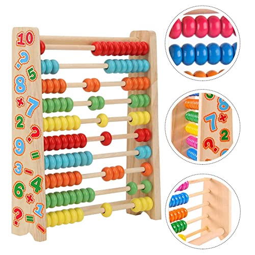 Abakus,Holz Rechenschieber,Holzspielzeug Baby,Montessori Spielzeug,Mathematik mit 100 Holzperlen Kinderspielzeug Motorikspielzeug Lernspielzeug Geschenke für Kinder Abakus,Holz Rechenschieber,Holzspielzeug Baby,Montessori Spielzeug,Mathematik mit 100 Holzperlen Kinderspielzeug Motorikspielzeug Lernspielzeug Geschenke für Kinder von Sunshine smile