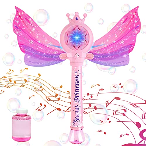 Bubble Machine,Zauberstab Seifenblasenmaschine mit Musik & Licht für Mädchen Kinder,Magic Wand Bubble,Buntes Seifenblasen Stab Spielzeug,Outdoor Bubble Toys für Partys Geburtstag,Zauberstab Kinder Bubble Machine,Zauberstab Seifenblasenmaschine mit Musik & Licht für Mädchen Kinder,Magic Wand Bubble,Buntes Seifenblasen Stab Spielzeug,Outdoor Bubble Toys für Partys Geburtstag,Zauberstab Kinder von Sunshine smile