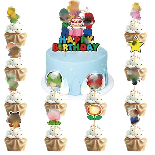 25 Stück Tortendeko,Geburtstag Deko,Tortenfiguren,Cupcake Deko,Party Kuchen Deko,Tortendeko Cartoon Kindergeburtstag,Geeignet für Babyparty,Kinder Geburtstag Party Torte Deko Supplies 25 Stück Tortendeko,Geburtstag Deko,Tortenfiguren,Cupcake Deko,Party Kuchen Deko,Tortendeko Cartoon Kindergeburtstag,Geeignet für Babyparty,Kinder Geburtstag Party Torte Deko Supplies von Sunshine smile