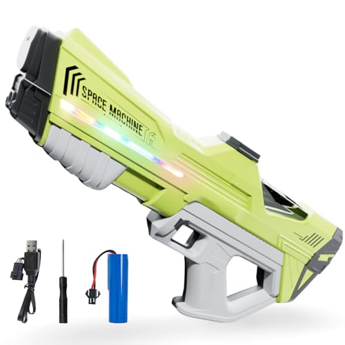 Elektrische Wasserpistole für Erwachsene und Kinder,Wasserpistole für Kinder,Elektrische Wasserpistole,Automatische Wasserpistole,Große Spritzpistole von Sunshine smile