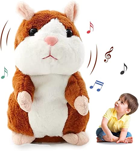 Sprechender Hamster Spielzeug,Sprechende Hamster Wiederholt,Talking Plüschtier Elektronische,Maus Kinder Stofftier,Lustige Kinder Stofftiere,Plüsch Hamster,Record Spielzeug Interaktives für Baby Kids von Sunshine smile