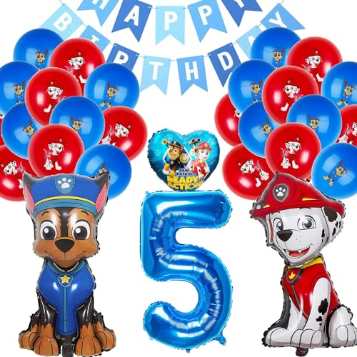 Helium Ballons Geburtstag Junge,Dog Geburtstag Girlande,Dog Hängen Wirbel Dekorationen von Sunshine smile