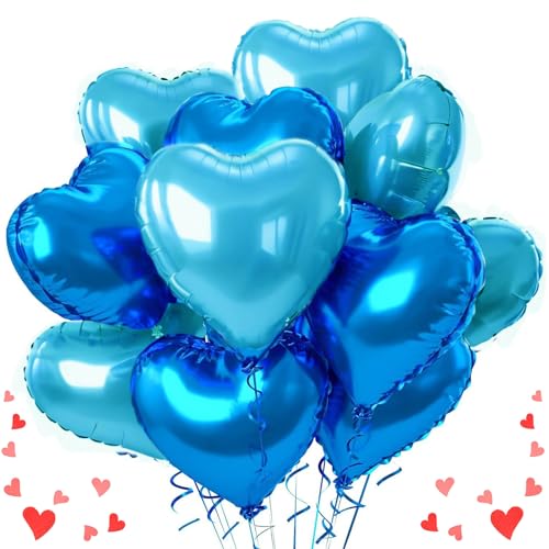 Herz Folienballon Tiefblau Blau,12 Stück 18 Zoll Herz Helium Luftballons,Herzballons,Herzluftballons Hochzeit,Herzform Folienluftballon,Dekoration Ballons,Dekoration für Romantische Atmosphäre Herz Folienballon Tiefblau Blau,12 Stück 18 Zoll Herz Helium Luftballons,Herzballons,Herzluftballons Hochzeit,Herzform Folienluftballon,Dekoration Ballons,Dekoration für Romantische Atmosphäre von Sunshine smile