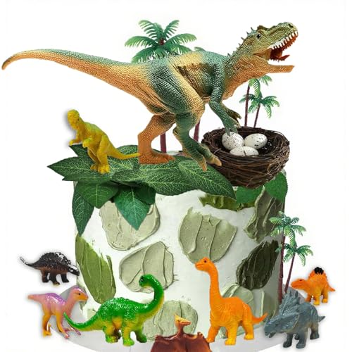 Kuchendeko Dinosaurier Set,Dino Tortendeko,Dinosaurier Kuchendekoration,Dinosaurier Party Kuchen Dekoration für Kinder von Sunshine smile