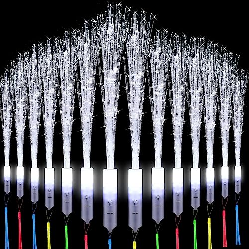 LED Leuchtwedel Set,24 Stück Hochzeit Leuchtwedel,Glasfaser Leuchtstab,LED Leuchtstäbe,Leuchtstab Kinder,Hochzeit Glasfaserlampe,Leuchtstab Leuchten im Dunkeln,Leuchtstäbe für Hochzeit Partys Konzert LED Leuchtwedel Set,24 Stück Hochzeit Leuchtwedel,Glasfaser Leuchtstab,LED Leuchtstäbe,Leuchtstab Kinder,Hochzeit Glasfaserlampe,Leuchtstab Leuchten im Dunkeln,Leuchtstäbe für Hochzeit Partys Konzert von Sunshine smile