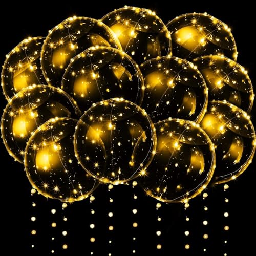 10 Pack LED Ballons,LED Luftballons Leuchtend,Leuchtende Luftballons,Leuchtende Ballons,Luftballons LED 24 Zoll,Luftballons Geburtstag mit Licht,Lichterketten für Geburtstag Valentinstag Party Dekor 10 Pack LED Ballons,LED Luftballons Leuchtend,Leuchtende Luftballons,Leuchtende Ballons,Luftballons LED 24 Zoll,Luftballons Geburtstag mit Licht,Lichterketten für Geburtstag Valentinstag Party Dekor von Sunshine smile