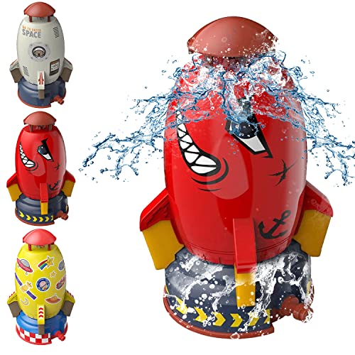 Rocket Wassersprinkler Kinder Outdoor,Wassersprinkler, Water Rocket Sprinkler,Wasserspielzeug Garten,Rasensprenger Kinder,Outdoor Wasserspielzeug Sprinkler für Kinder Raketenform Rocket Wassersprinkler Kinder Outdoor,Wassersprinkler, Water Rocket Sprinkler,Wasserspielzeug Garten,Rasensprenger Kinder,Outdoor Wasserspielzeug Sprinkler für Kinder Raketenform von Sunshine smile