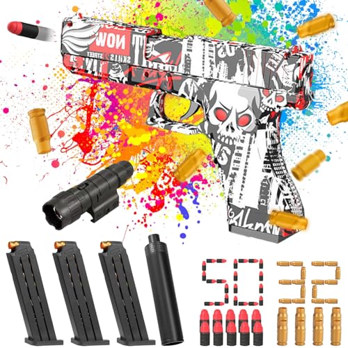 Spielzeug Pistole,Pistole Kinder Platzpatronen,Spielzeug Pistole mit Knall Munition,Spielzeug Pistole Wuestenadler,Pistole mit Schaumstoff Geschoss Zielscheibe für Nerf Spielzeug Pistole,Pistole Kinder Platzpatronen,Spielzeug Pistole mit Knall Munition,Spielzeug Pistole Wuestenadler,Pistole mit Schaumstoff Geschoss Zielscheibe für Nerf von Sunshine smile