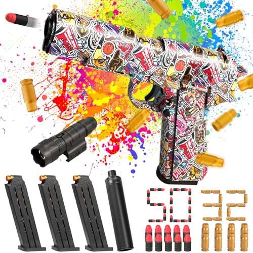 Spielzeug Pistole,Pistole Kinder Platzpatronen,Spielzeug Pistole mit Knall Munition,Spielzeug Pistole Wuestenadler,Pistole mit Schaumstoff Geschoss Zielscheibe für Nerf Spielzeug Pistole,Pistole Kinder Platzpatronen,Spielzeug Pistole mit Knall Munition,Spielzeug Pistole Wuestenadler,Pistole mit Schaumstoff Geschoss Zielscheibe für Nerf von Sunshine smile