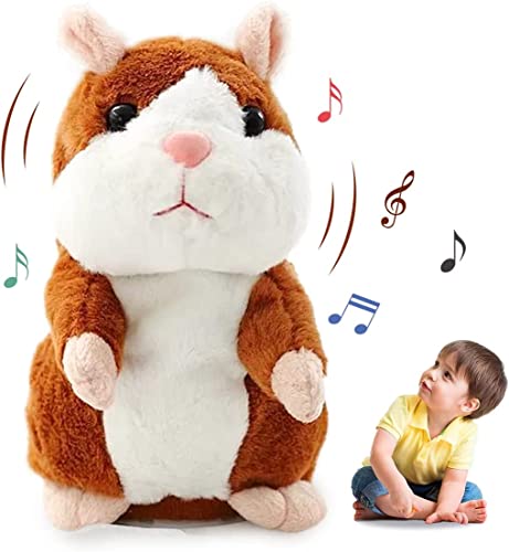 Sprechende Hamster Wiederholt,Sprechender Hamster Spielzeug,Talking Plüschtier Elektronische,Lustige Kinder Stofftiere,Plüsch Hamster,Maus Kinder Stofftier,Record Spielzeug Interaktives für Baby Kids von Sunshine smile