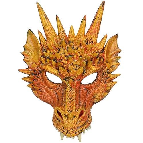 Sunshine smile Drachenmaske Kinder,Drachen Kostüm Kinder,Drachen Kostiim,Drachenflügel,Halloween Drachen Maske,Dinosaurier Cosplay Set für Jungen Mädchen Halloween Party Karneval von Sunshine smile