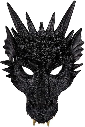 Sunshine smile Drachenmaske Kinder,Drachen Kostüm Kinder,Drachen Kostiim,Drachenflügel,Halloween Drachen Maske,Dinosaurier Cosplay Set für Jungen Mädchen Halloween Party Karneval von Sunshine smile