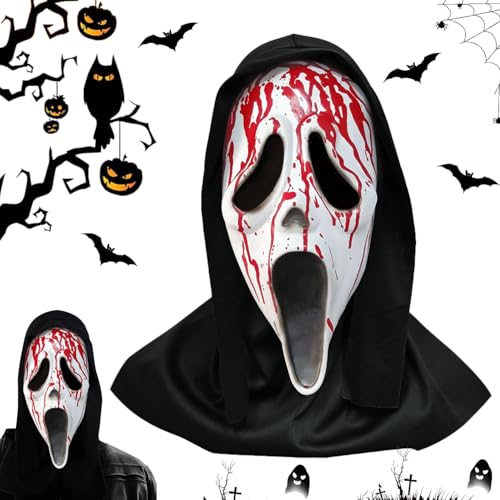 Sunshine smile Halloween Ghostface Maske,Scream Maske für Kinder Erwachsene Sunshine smile Halloween Ghostface Maske,Scream Maske für Kinder Erwachsene von Sunshine smile