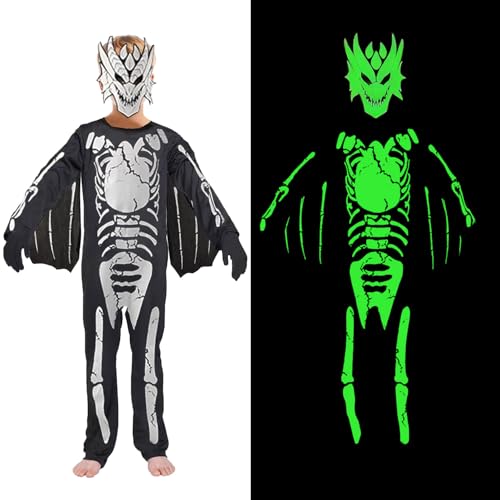 Halloween Skelett Kostüm Kinder,Skeleton Dino Kostüm Kinder,Halloween Skelett Overall Jungen,Leuchtet im Dunkeln Halloween Kostüm,Glühen im Dunkeln Kostüm,Party Skelett-Kostüm,Halloween Knochen Kostüm Halloween Skelett Kostüm Kinder,Skeleton Dino Kostüm Kinder,Halloween Skelett Overall Jungen,Leuchtet im Dunkeln Halloween Kostüm,Glühen im Dunkeln Kostüm,Party Skelett-Kostüm,Halloween Knochen Kostüm von Sunshine smile