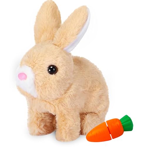 Sunshine smile Hüpfendes Kaninchen,Hüpfendes Kaninchen Spielzeug,Sprechender Hasen,Hasen Kuscheltiere Klein,Geräusche Macht und Dessen Ohren und Nase Sich Bewegen Sunshine smile Hüpfendes Kaninchen,Hüpfendes Kaninchen Spielzeug,Sprechender Hasen,Hasen Kuscheltiere Klein,Geräusche Macht und Dessen Ohren und Nase Sich Bewegen von Sunshine smile