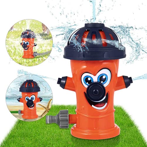 Sunshine smile Sprinkler Spielzeug für Kinder,Hydrant Sprinkler,Wasserspielzeug Sprinkler,Wassersprinkler Garten Kinder,Sprinkler für Outdoor Garten,Wasserspielzeug für Sommer (Feuerhydrant-Orange) Sunshine smile Sprinkler Spielzeug für Kinder,Hydrant Sprinkler,Wasserspielzeug Sprinkler,Wassersprinkler Garten Kinder,Sprinkler für Outdoor Garten,Wasserspielzeug für Sommer (Feuerhydrant-Orange) von Sunshine smile
