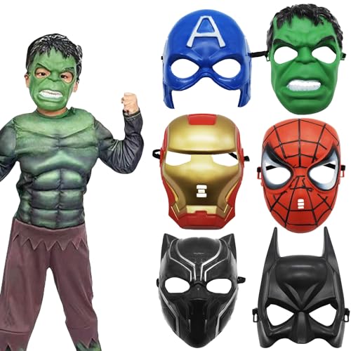 Sunshine smile Superhero Maske,6 Stück Cosplay Masken,Superhelden Maske,Helden Maske,superhero birthday party decorations,Kinder Party Masken,Erwachsene für Maskerade,Cosplay Thema Geburtstage Sunshine smile Superhero Maske,6 Stück Cosplay Masken,Superhelden Maske,Helden Maske,superhero birthday party decorations,Kinder Party Masken,Erwachsene für Maskerade,Cosplay Thema Geburtstage von Sunshine smile
