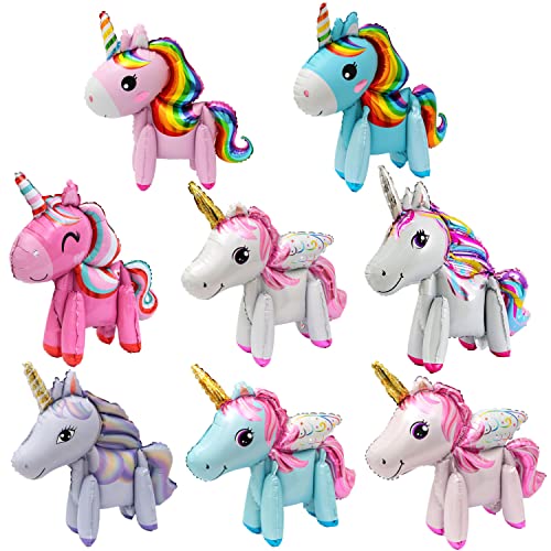 Folienballon Einhorn,8 Stück 3D Einhorn Luftballons,Folienballon Einhorn Set,Einhorn Luftballons Helium,Walking Einhorn Ballon,Einhorn Ballons Geburtstag,Aluminiumfolie Einhorn Luftballons Folienballon Einhorn,8 Stück 3D Einhorn Luftballons,Folienballon Einhorn Set,Einhorn Luftballons Helium,Walking Einhorn Ballon,Einhorn Ballons Geburtstag,Aluminiumfolie Einhorn Luftballons von Sunshine smile