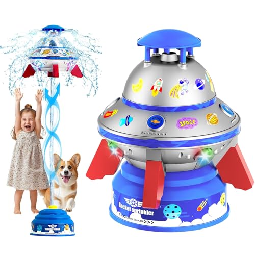 Wasserspielzeug Kinder Outdoor,UFO Wassersprinkler,UFO Sprinkler Spielzeug,Wassersprenkler Garten Kinder mit LED Licht,Wasserspielzeug Garten,Wassersprinkler Spielzeug Wasserspielzeug Kinder Outdoor,UFO Wassersprinkler,UFO Sprinkler Spielzeug,Wassersprenkler Garten Kinder mit LED Licht,Wasserspielzeug Garten,Wassersprinkler Spielzeug von Sunshine smile