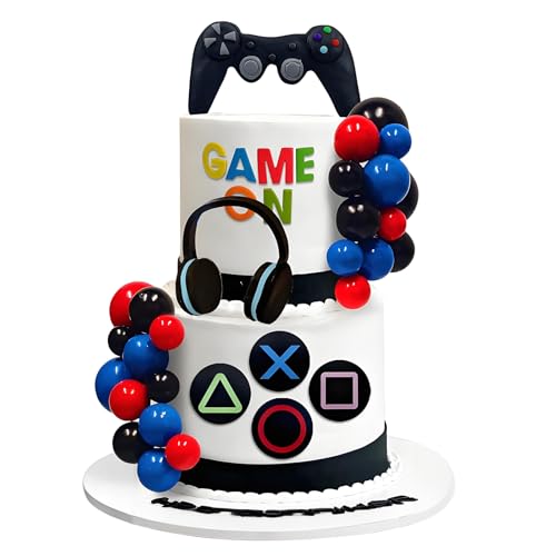 Videospiel Torten Deko,30 Stück Geburtstagsdeko Gaming Kuchen Deko Videospiel Cake Topper Happy Birthday,Game Thema Dekoration Spielkonsolen für Babydusche Jungen Geburtstag Party Videospiel Torten Deko,30 Stück Geburtstagsdeko Gaming Kuchen Deko Videospiel Cake Topper Happy Birthday,Game Thema Dekoration Spielkonsolen für Babydusche Jungen Geburtstag Party von Sunshine smile