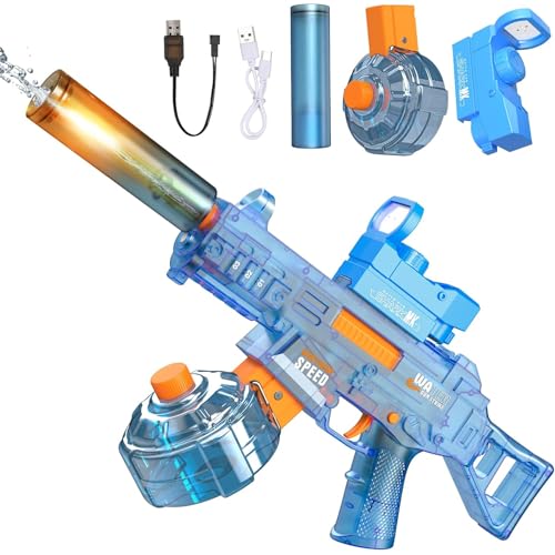 Wasserpistole Elektrisch,Water Gun für Kinder und Erwachsene,Hohe Kapazität Elektrische Wasserpistole,Wasserpistole mit Großer Reichweite,Spritzpistolen Spielzeug für Sommer Garten Pool Strand von Sunshine smile