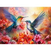 Hummingbird Love 500 PC Puzzle Hummingbird Love 500 PC Puzzle von Sunsout Inc.
